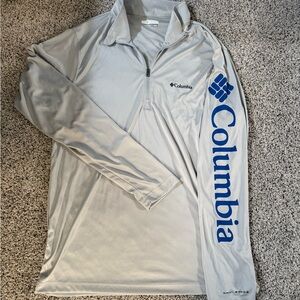 Columbia Light Gray Long Sleeve